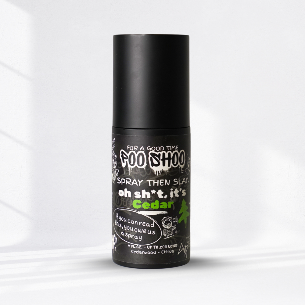 PooShoo Cedar Before you go Toilet Spray