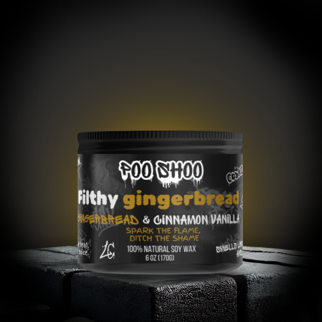 PooShoo Gingerbread Martini & Cinnamon Vanilla Candle