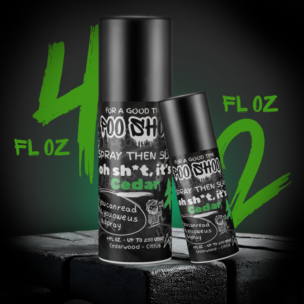 PooShoo Cedar Before you go Toilet Spray