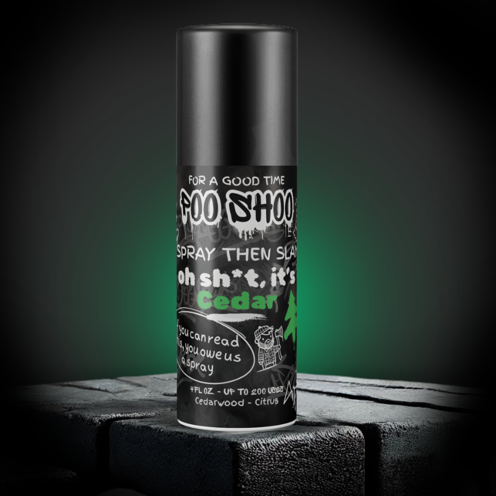 PooShoo Cedar Before you go Toilet Spray