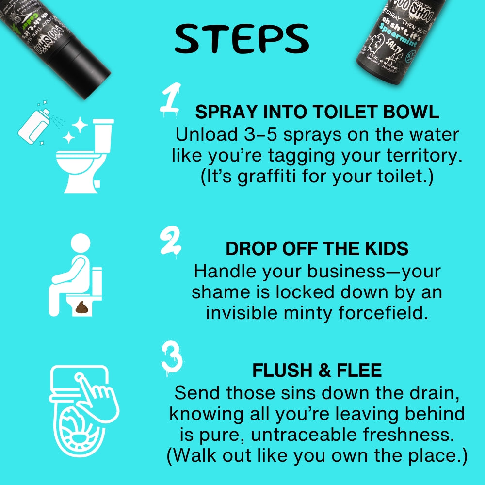 PooShoo Citrus Before You Go Toilet Spray