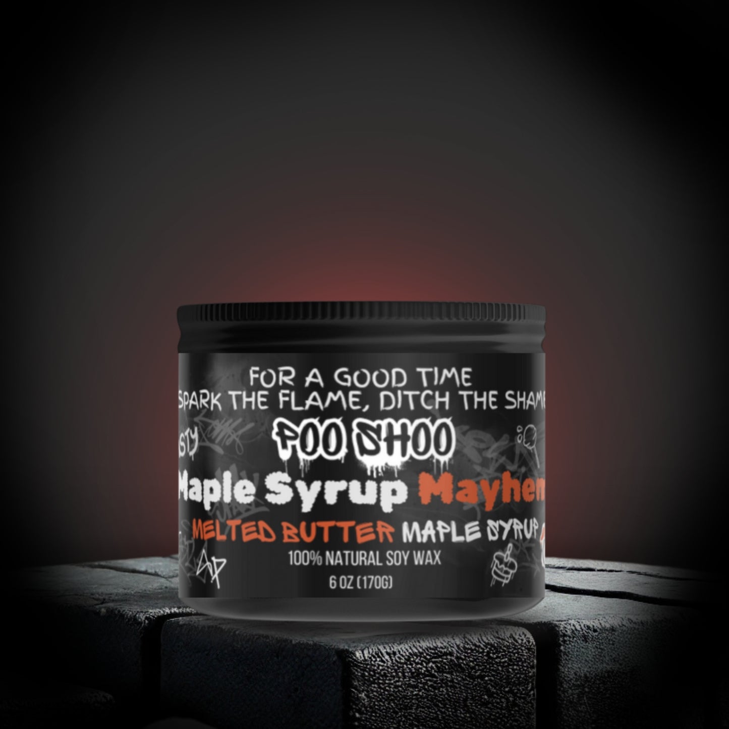 Poo Shoo Maple Syrup Mayhem Candle